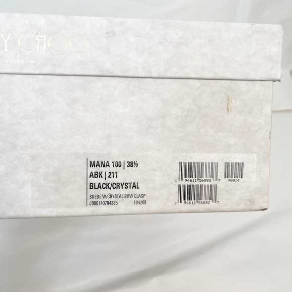 Jimmy Choo Mana 100mm Crystal Bow Heels - Picture 12 of 12